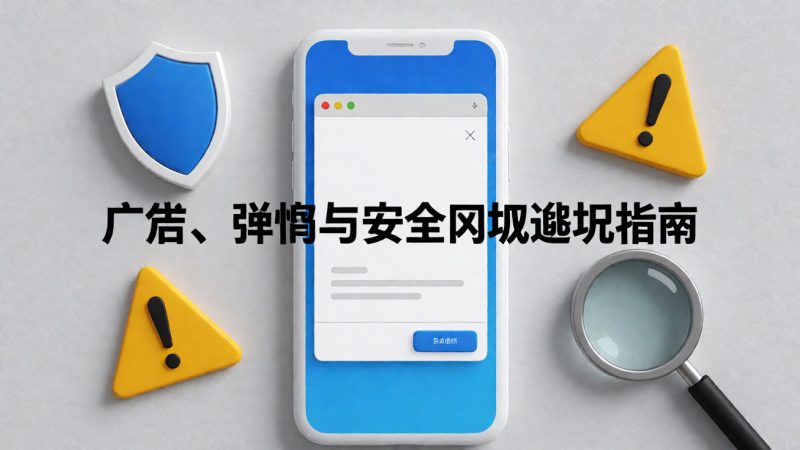 广告、弹窗与安全风险避坑指南 示意图